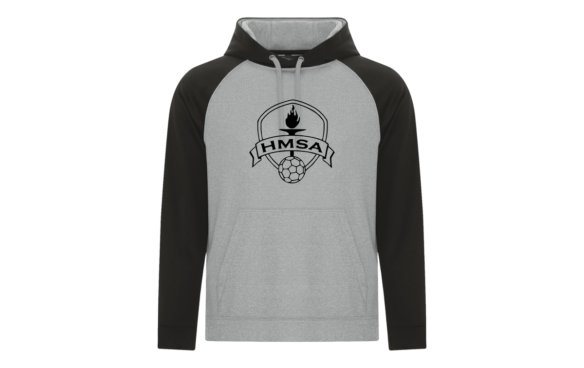 Two Tone Hooded Sweatshirt- Hanover Soccer