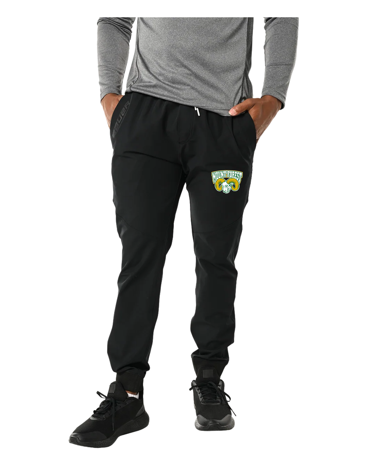 Bauer Woven Cuffed Pant - Mount Forest Rams