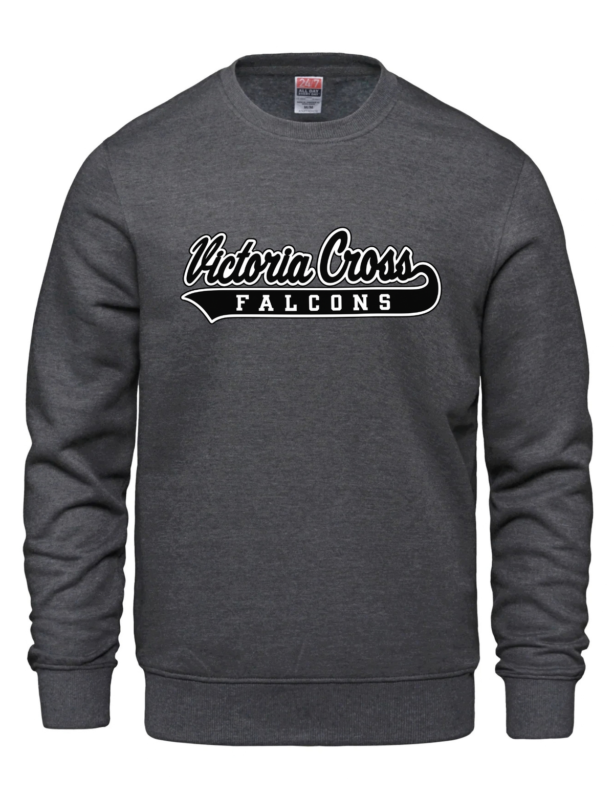 Twill Crewneck - Victoria Cross Public School *Staff Order Only