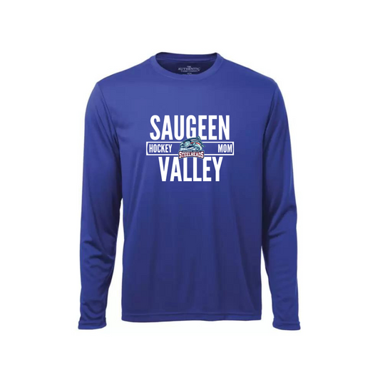 Hockey Mom Graphic Long Sleeve - Saugeen Valley Steelheads