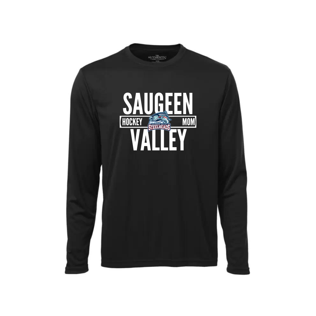 Hockey Mom Graphic Long Sleeve - Saugeen Valley Steelheads