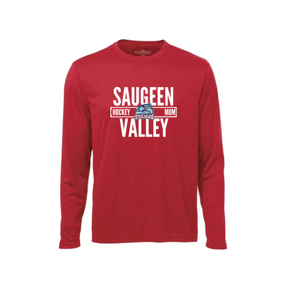 Hockey Mom Graphic Long Sleeve - Saugeen Valley Steelheads