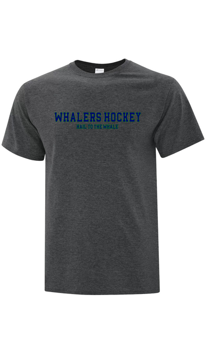 Hail to the Whale Cotton T-Shirt - Fergus Whalers