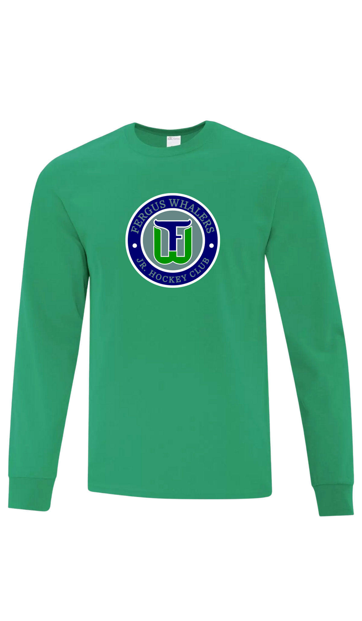 Adult Original Emblem Cotton Long Sleeve - Fergus Whalers