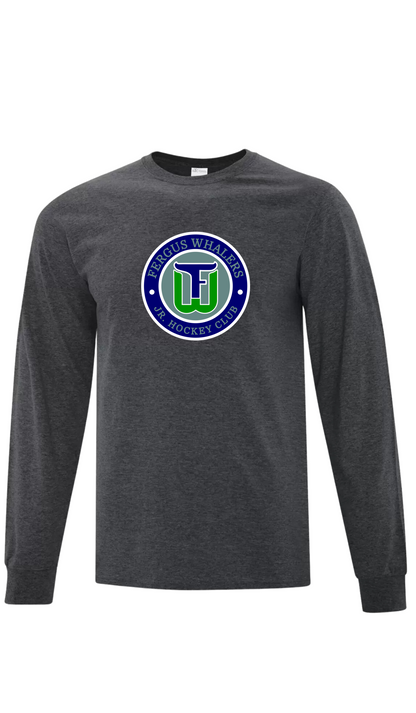 Adult Original Emblem Cotton Long Sleeve - Fergus Whalers
