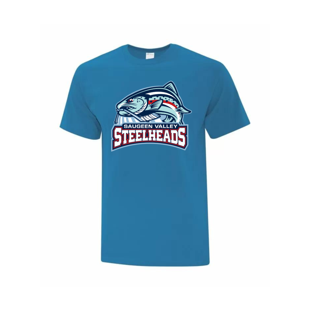 Cotton Full Chest T-Shirt - Saugeen Valley Steelheads