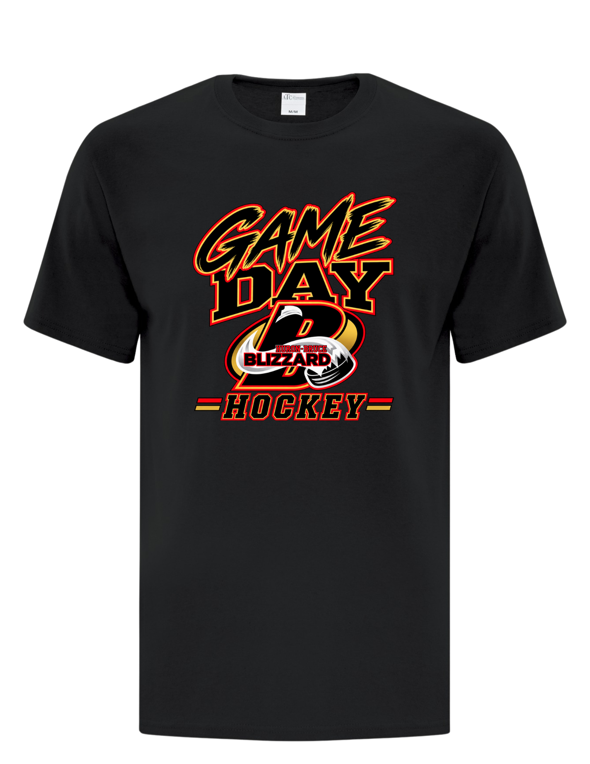 Game Day Cotton T-Shirt - Huron Bruce Blizzards