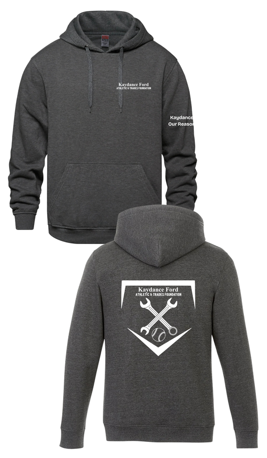 Left Chest Hooded Sweatshirt- Kaydance Ford Athletics & Trades Foundation