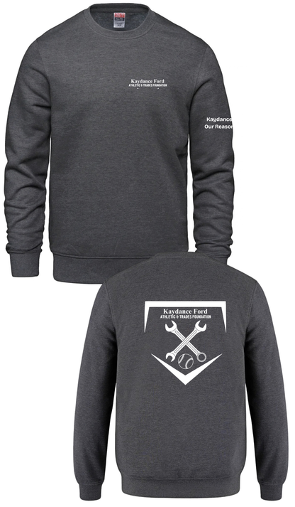 Left Chest Crewneck- Kaydance Ford Athletics & Trades Foundation