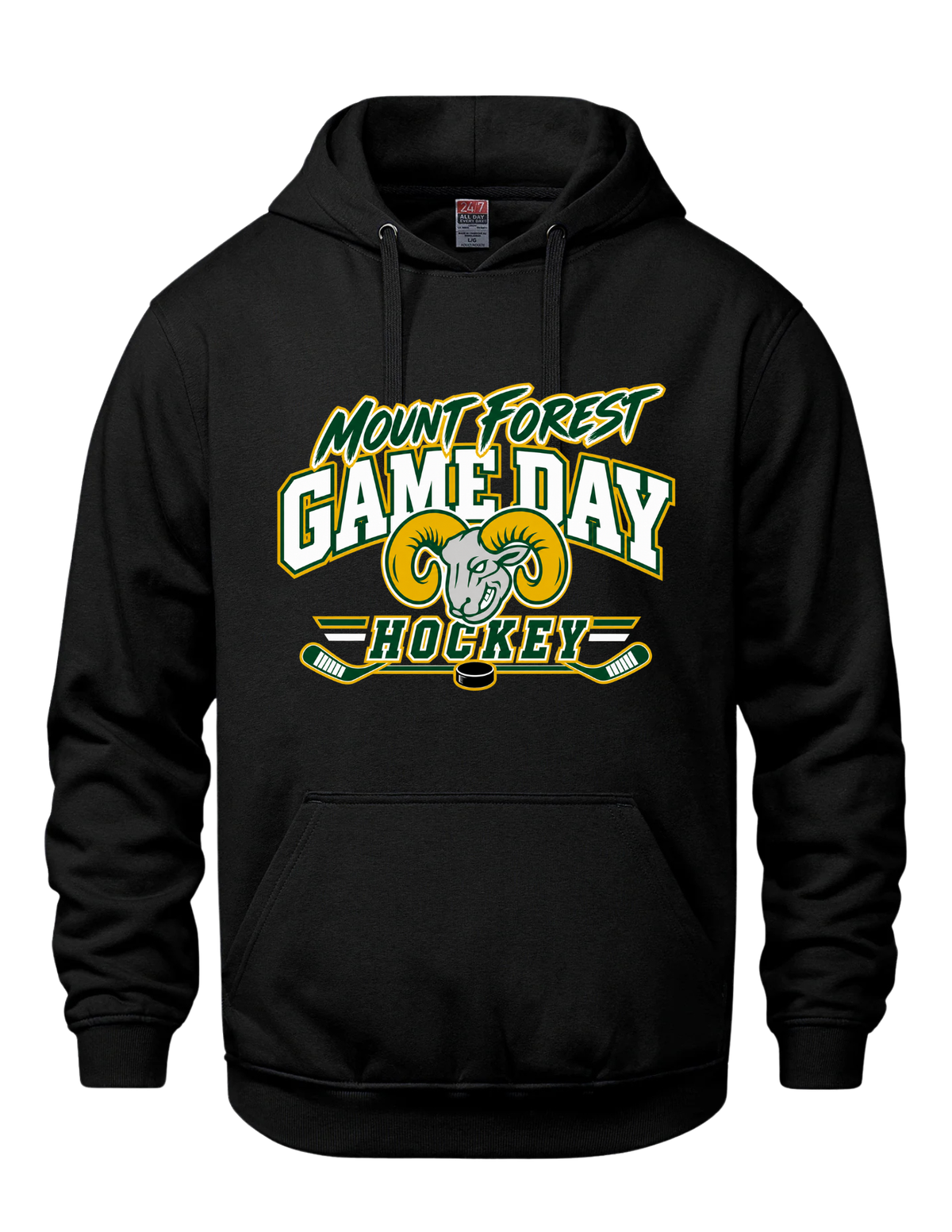Game Day Hooded Sweatshirt- Mount Forest Rams