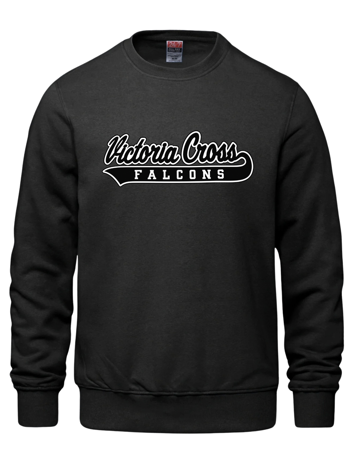 Twill Crewneck - Victoria Cross Public School *Staff Order Only