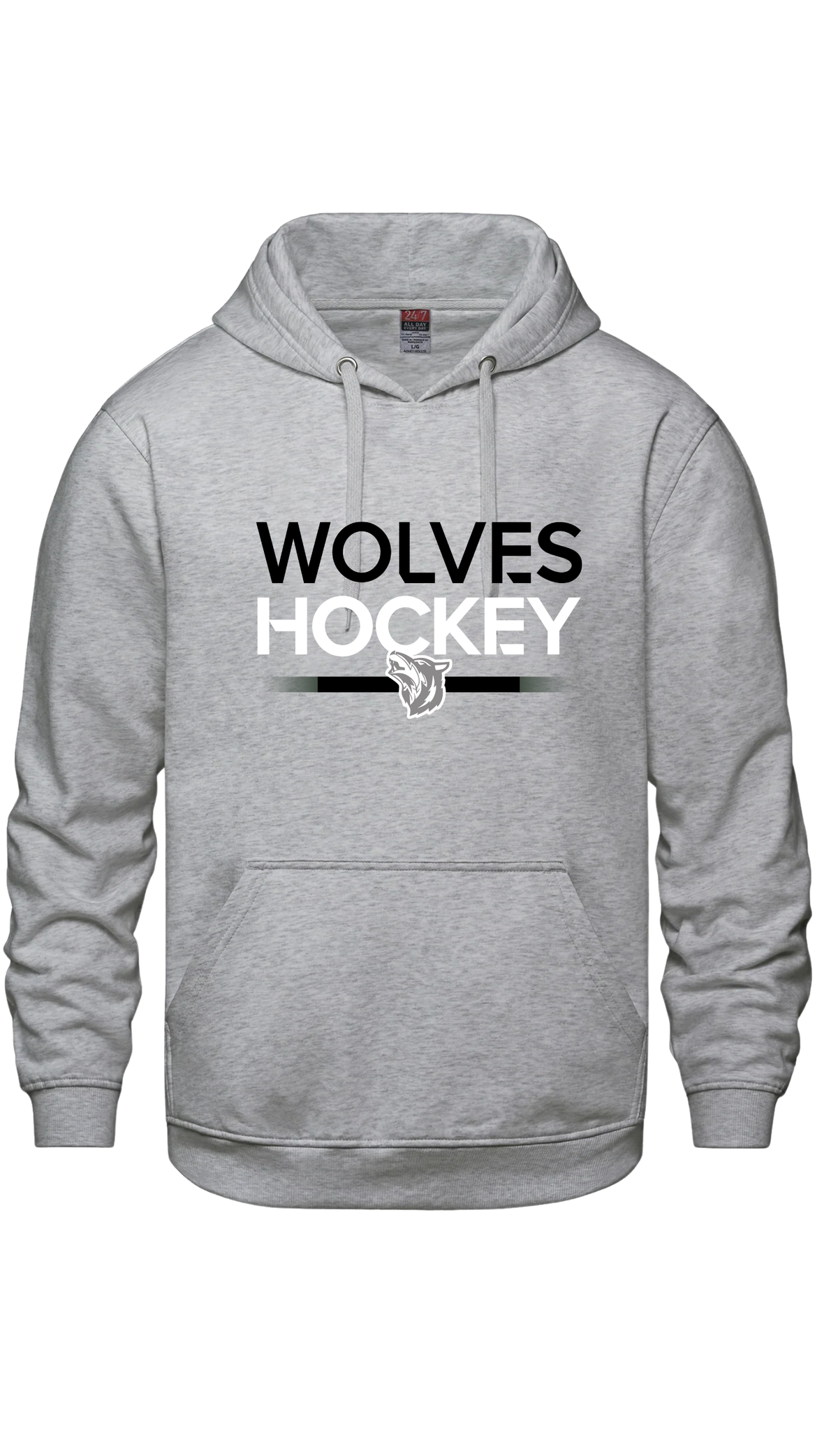 Wolves Hockey Graphic Hooded Sweatshirt- Ripley Wolves