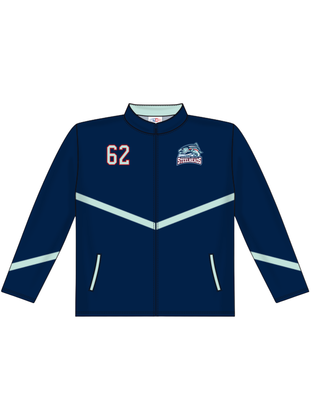 Custom Sublimated Jacket - Saugeen Valley Steelheads