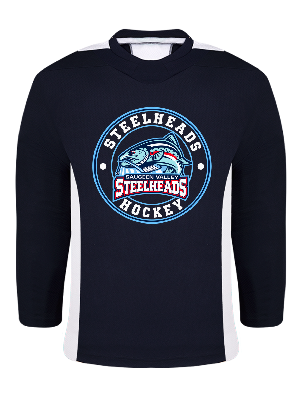 Practice Jersey with Name & Number on Back- [Saugeen Valley Steelheads]