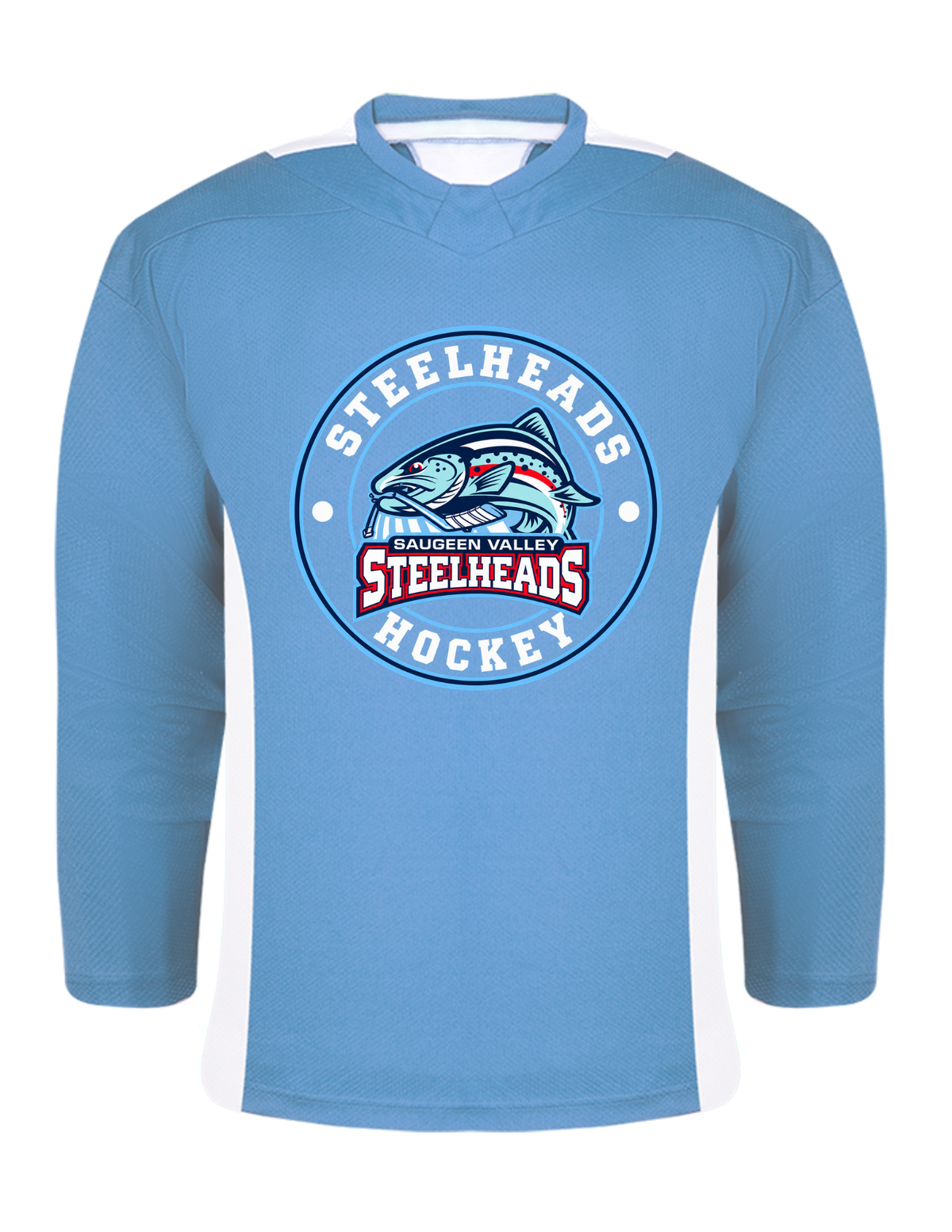Practice Jersey with Name & Number on Back- [Saugeen Valley Steelheads]
