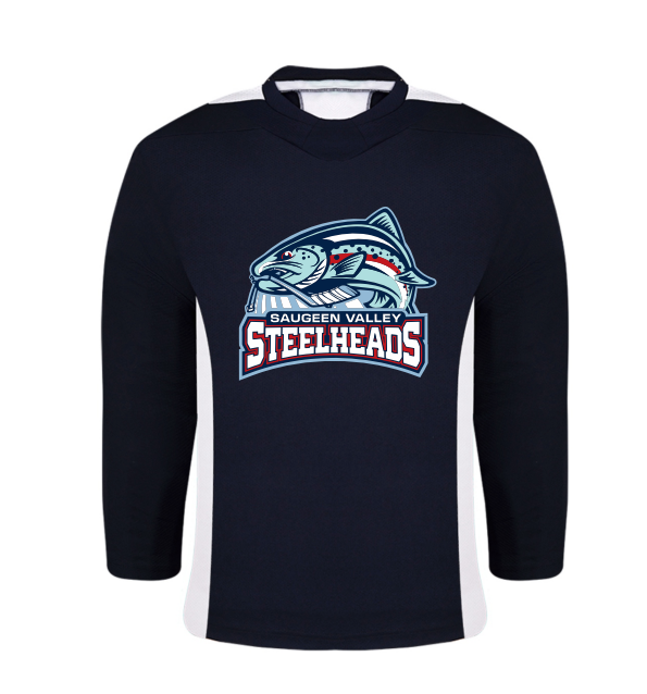 Practice Jersey with Name & Number on Back- [Saugeen Valley Steelheads]