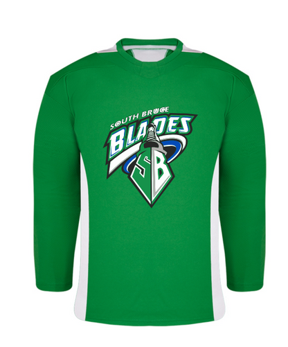 Practice Jersey with Name and Number on Back- [South Bruce Blades]