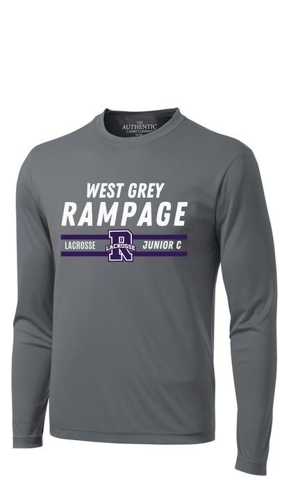 Polyester Long Sleeve- Rampage JR C Lacrosse